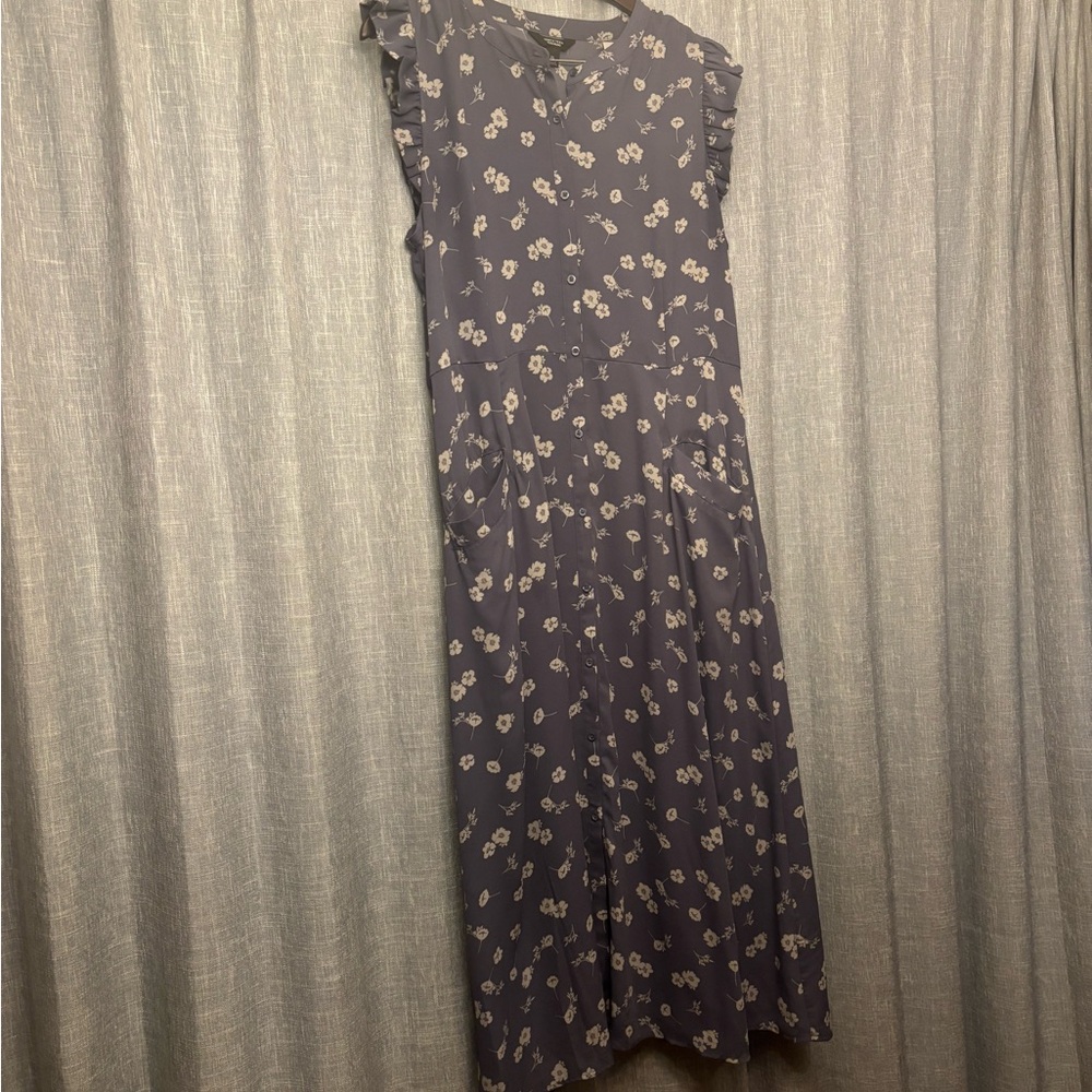 Simply Vera Vera Wang Purple Floral Maxi Dress